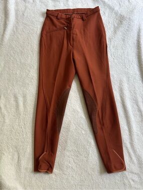 Vintage Devon Aire Rust Brown Riding Breeches Size 26